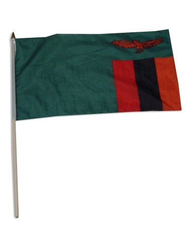 Zambia Mounted Flag 12" x 18"| Buy Online Now