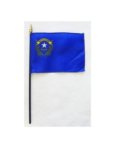 Nevada 4" x 6" Mounted Flags | Buy Online