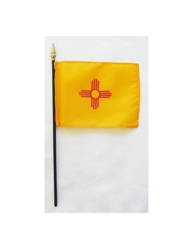 New Mexico 4" x 6" Mounted Flags | Buy Online