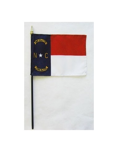 North Carolina 4" x 6" Mounted Flags | Buy Online