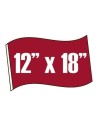 12in X 18in Handheld Flags
